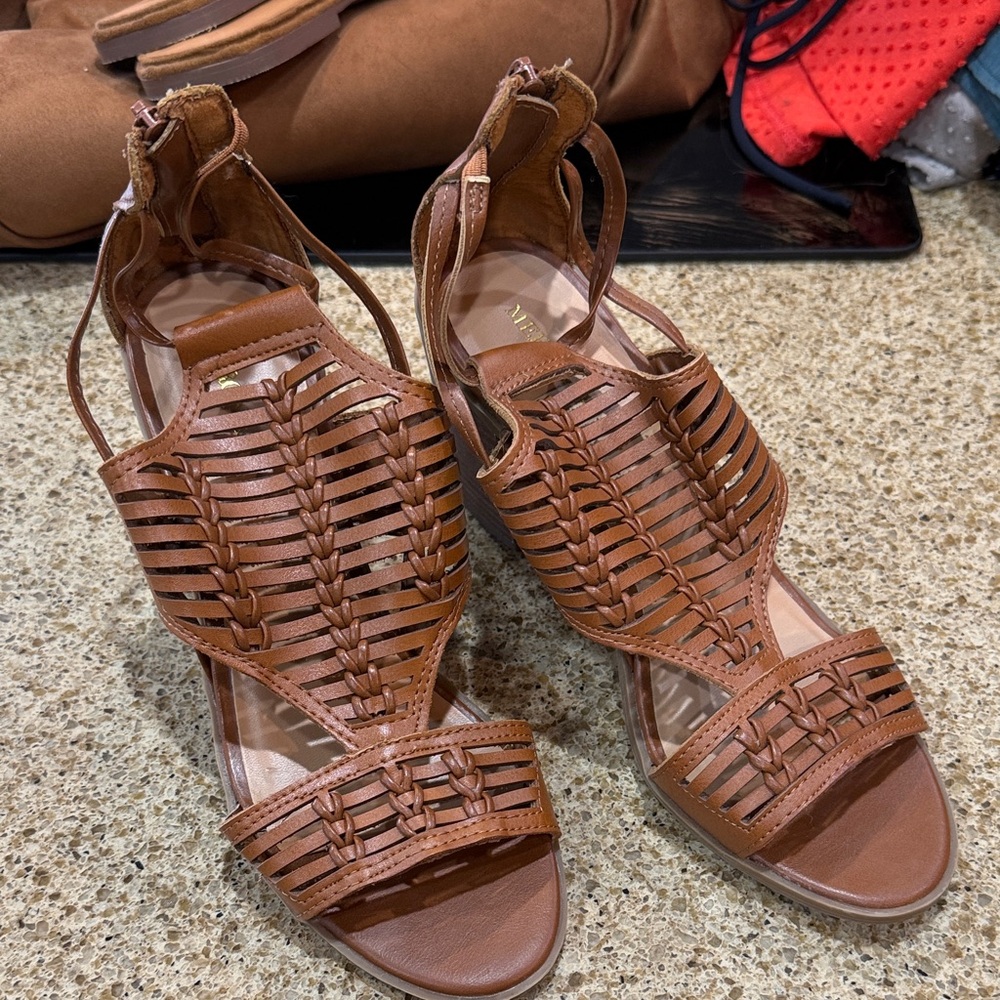 Merona Tan Woven Sandals